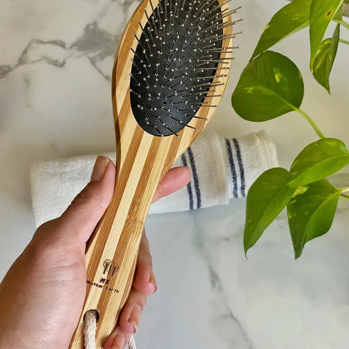 Eco-Friendly Bamboo Pet Brush