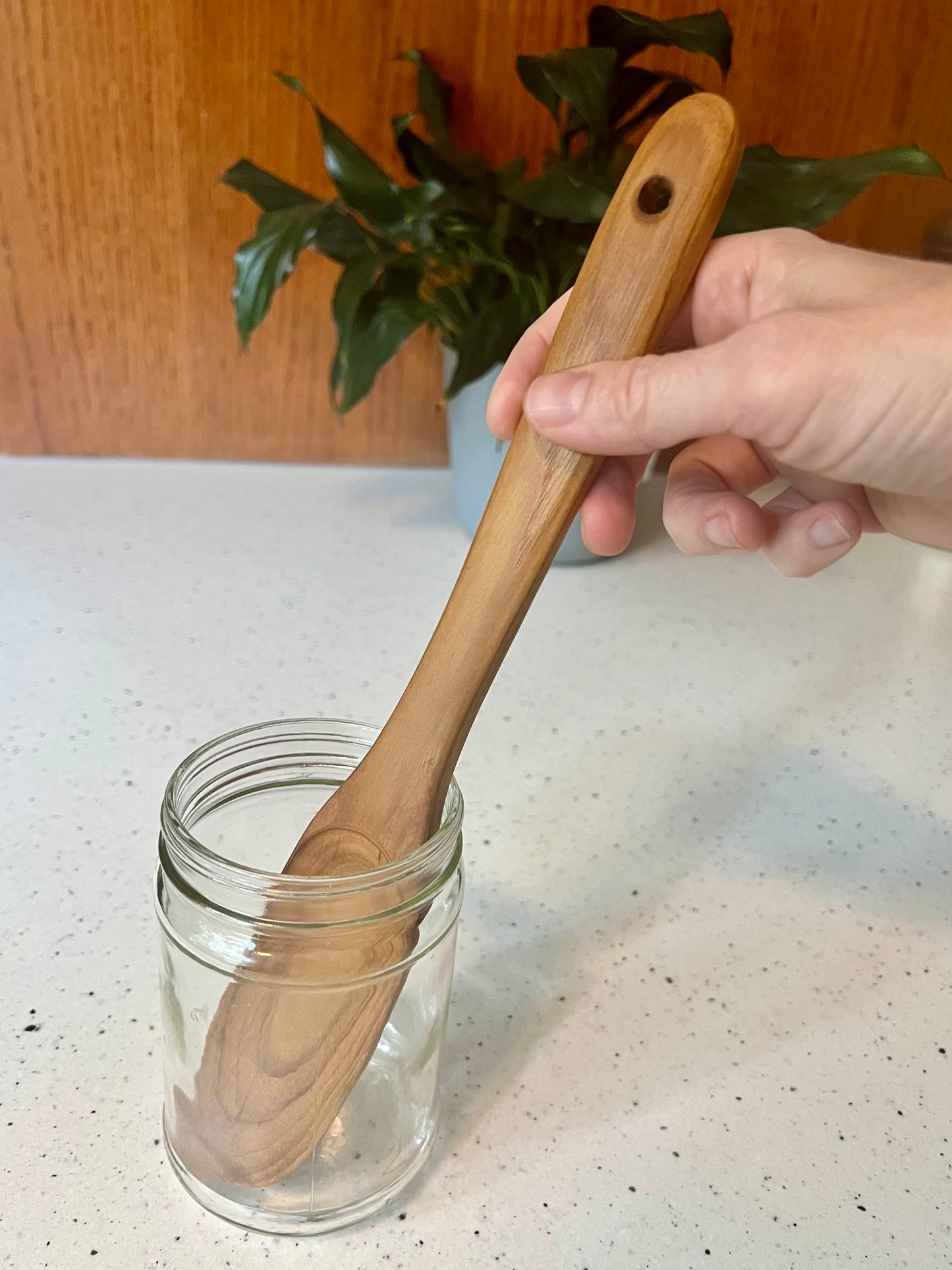 12" Right Hand Jar Spoon