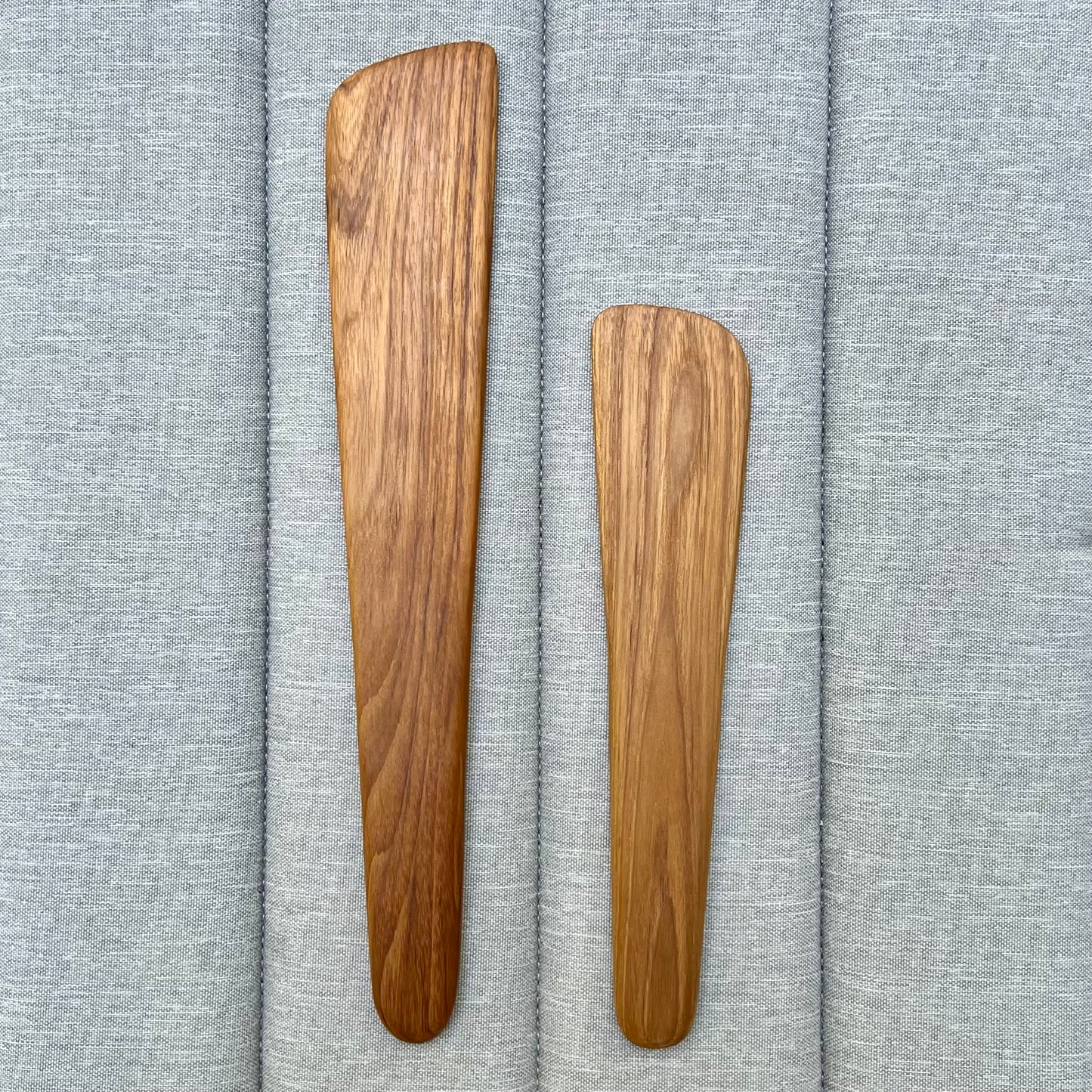 Flat Teak Spatulas