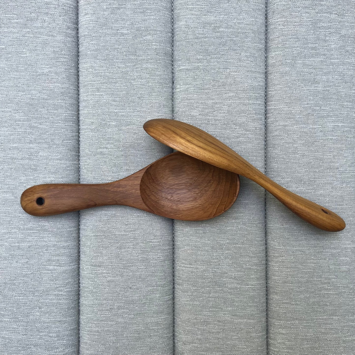 9” Teak Rice Paddle, Serving Spoon, Versatile Cooking Spoon