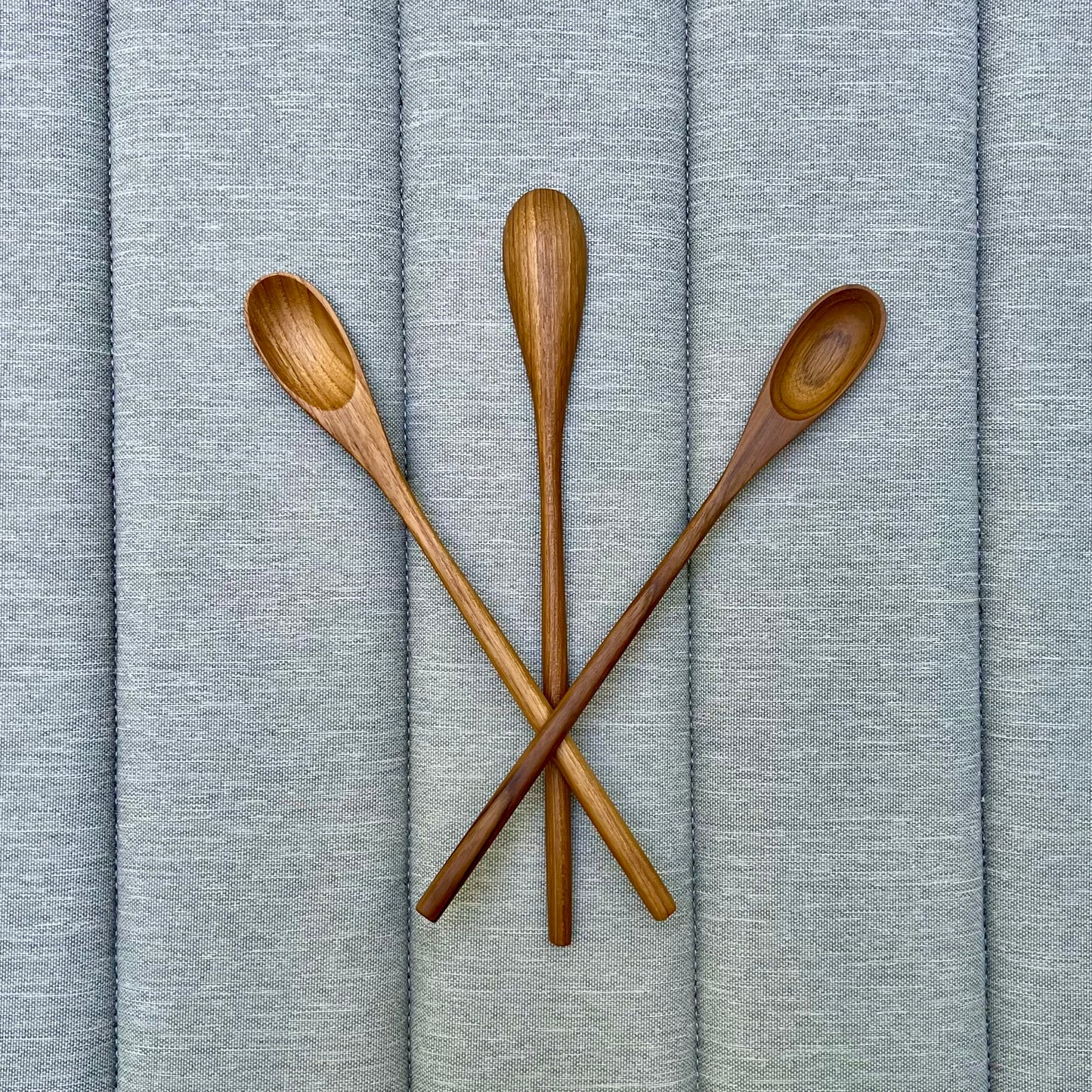 9.5” Long Teak Cocktail Spoon