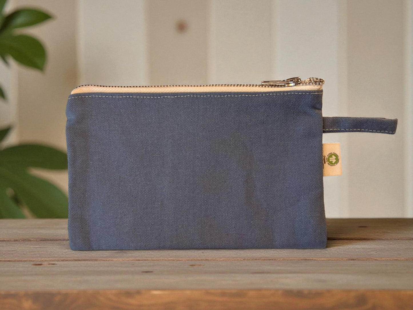 Organic Cotton Zipper Pouch