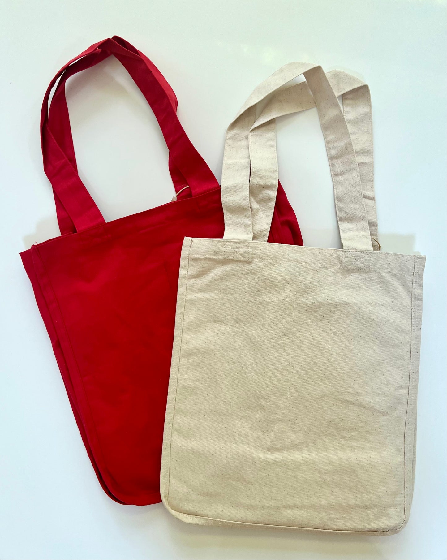 Organic Cotton Deluxe Reusable Canvas Grocery Bags