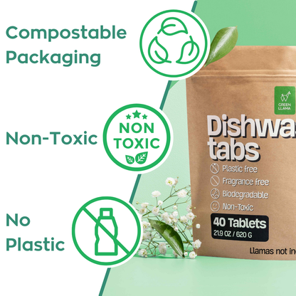 Green Llama Dish Washer Tablets (40ct)