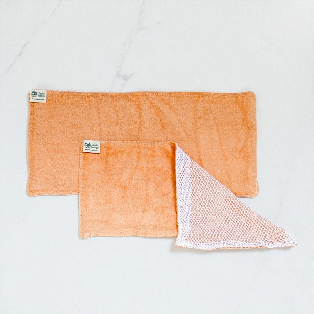 Organic Cotton Exfoliating Face Towel (2-Pack)