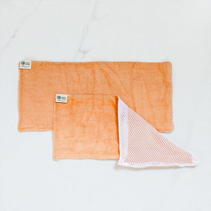 Organic Cotton Exfoliating Face Towel (2-Pack)