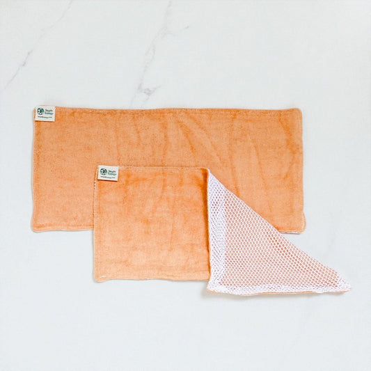 Organic Cotton Exfoliating Face Towel (2-Pack)