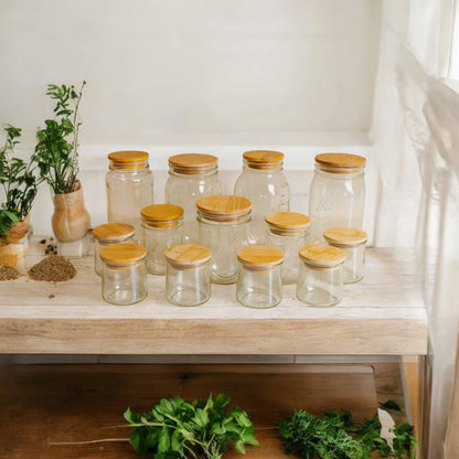 Bamboo Mason Jar Lid