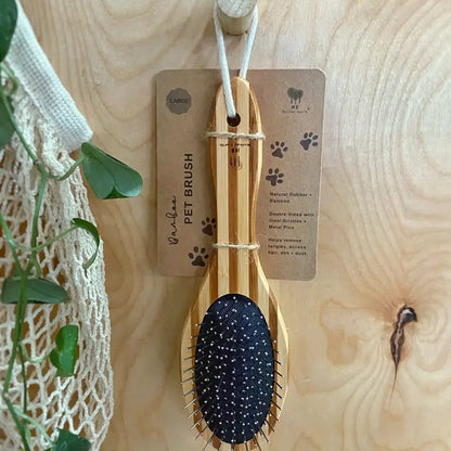 Eco-Friendly Bamboo Pet Brush