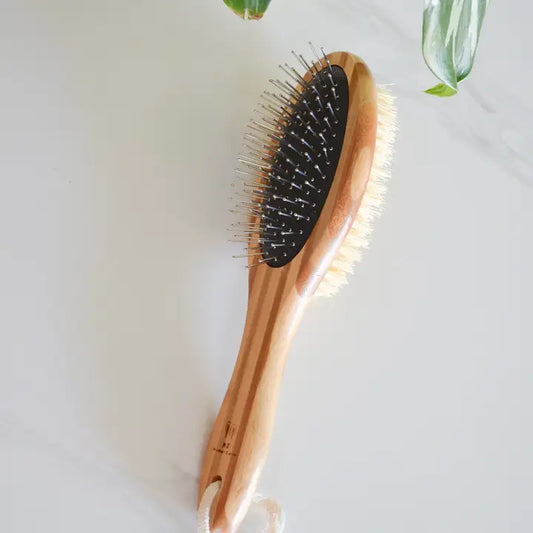 Eco-Friendly Bamboo Pet Brush