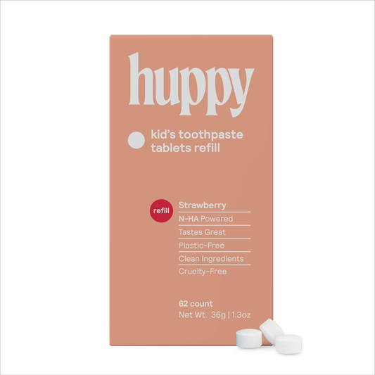 Huppy Toothpaste Tablets Refill - Strawberry
