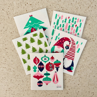 Swedish Dishcloth - Holiday Edition