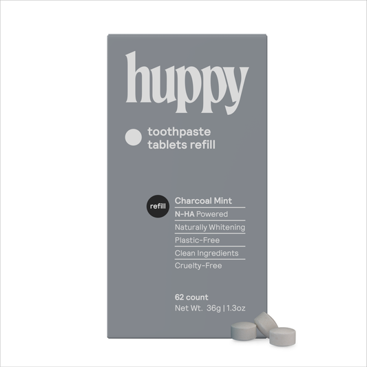 Huppy Toothpaste Tablets Refill - Charcoal Mint