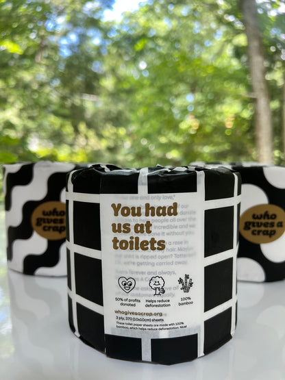 Premium 100% Bamboo Toilet Paper by Who Gives A Crap