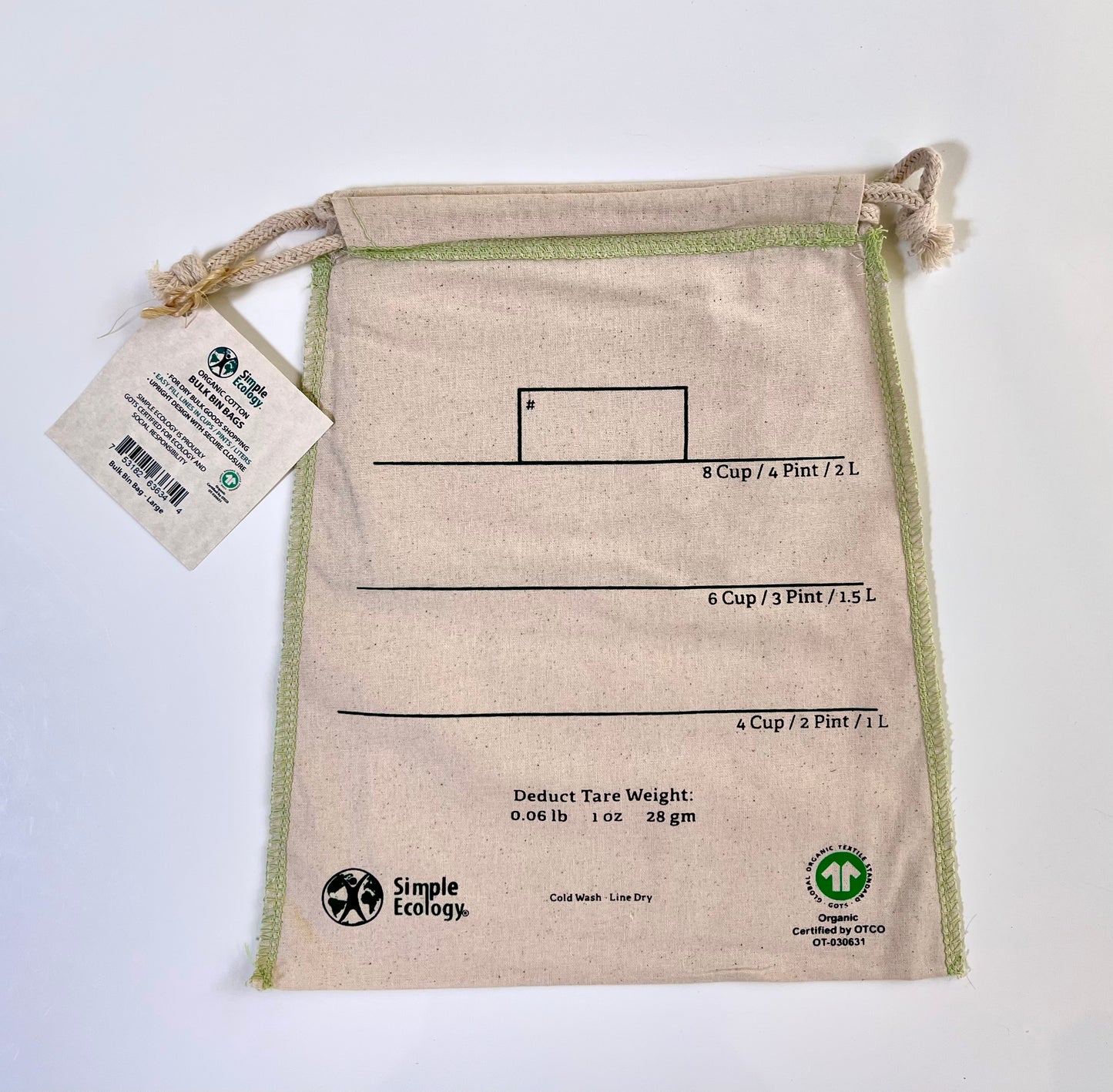 Organic Cotton Bulk Bin Bags