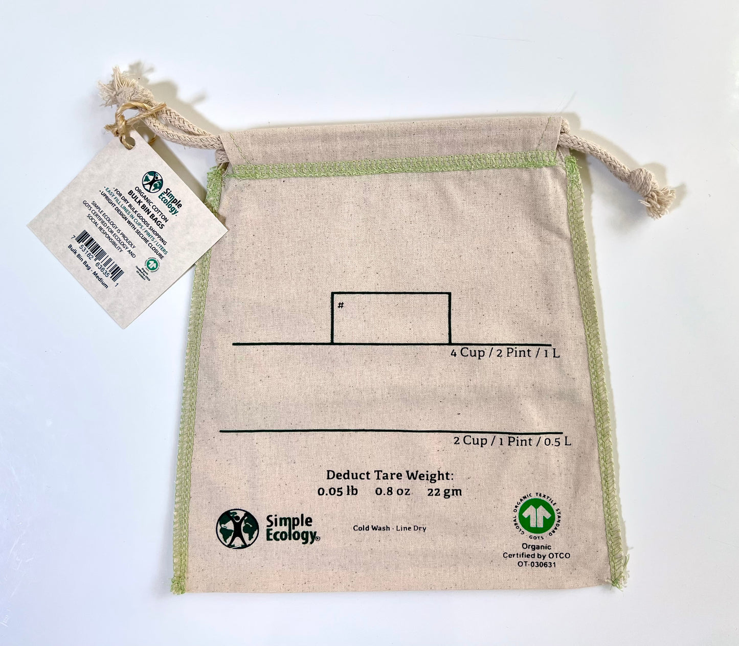 Organic Cotton Bulk Bin Bags