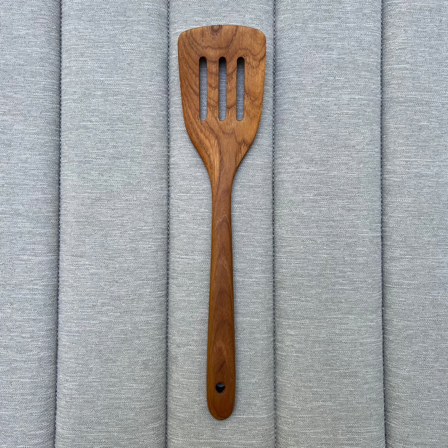 13.5" Teak Slotted Spatula Turner