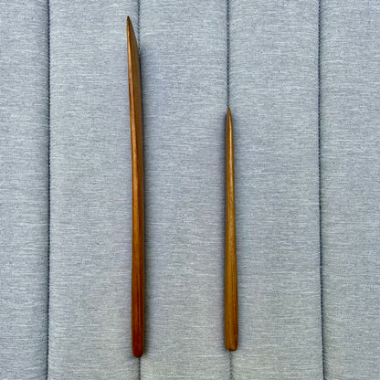 Flat Teak Spatulas