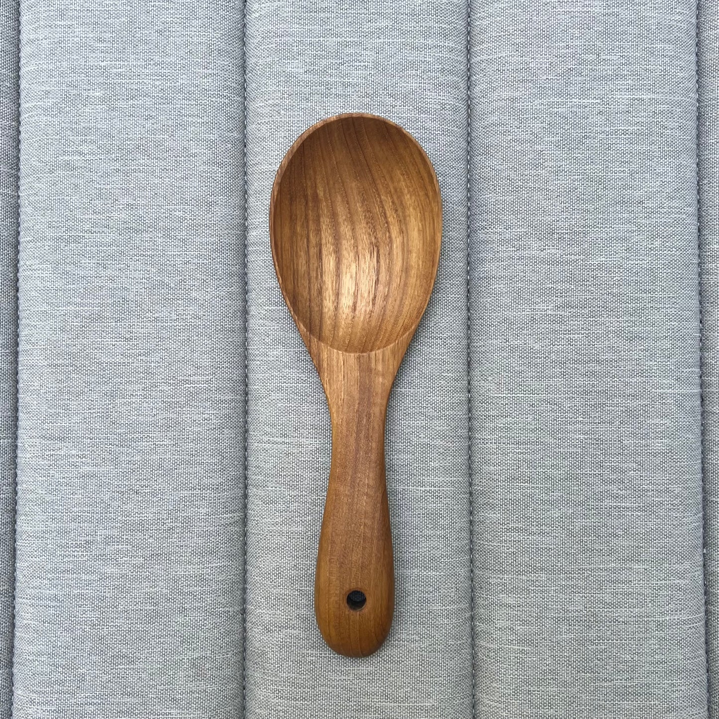 9” Teak Rice Paddle, Serving Spoon, Versatile Cooking Spoon