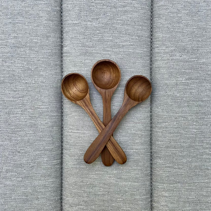 Mini Teak Seasoning Spoons (Set of 3)