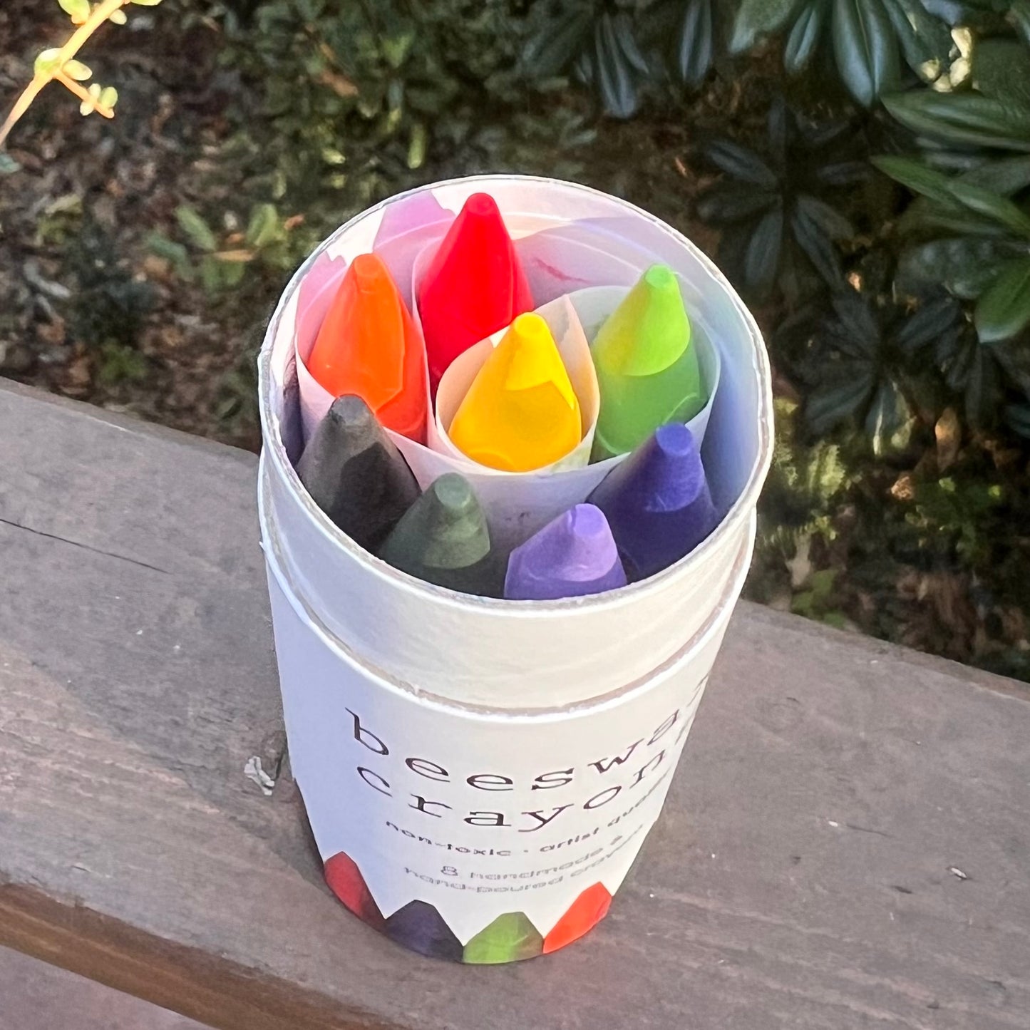 Beeswax Crayons - Triangular, Non-Toxic (8)