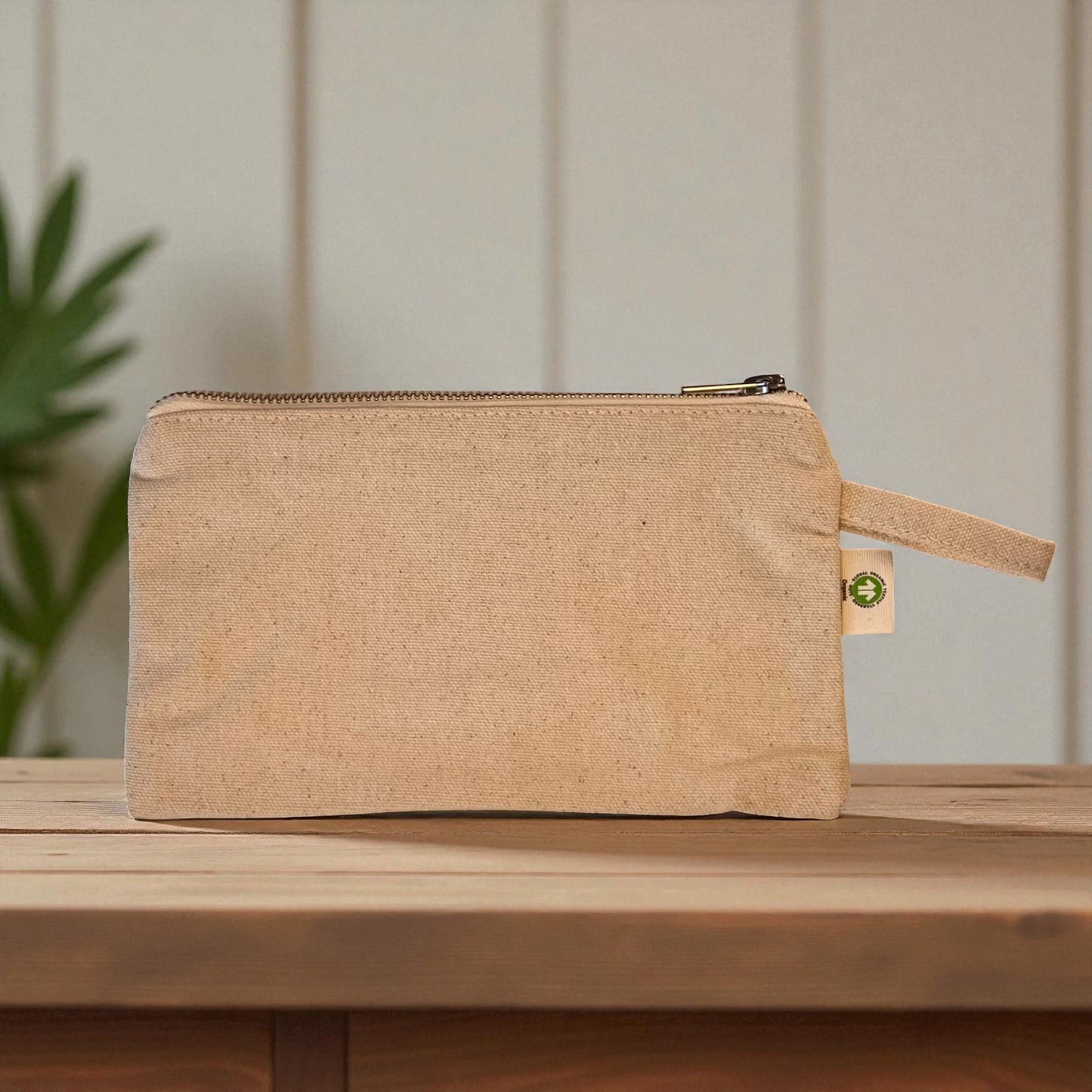 Organic Cotton Zipper Pouch