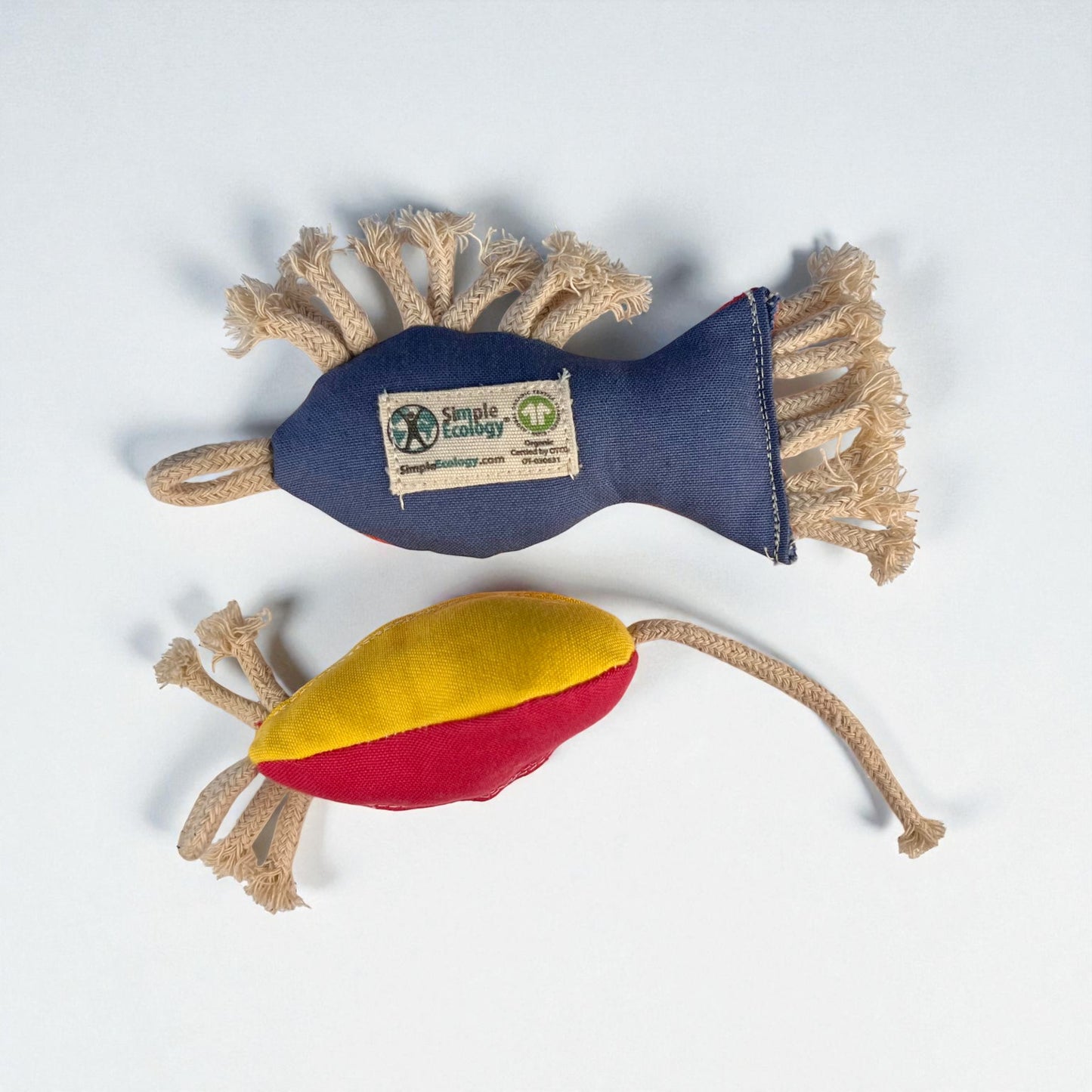 100% Cotton Upcycled Cat Toy