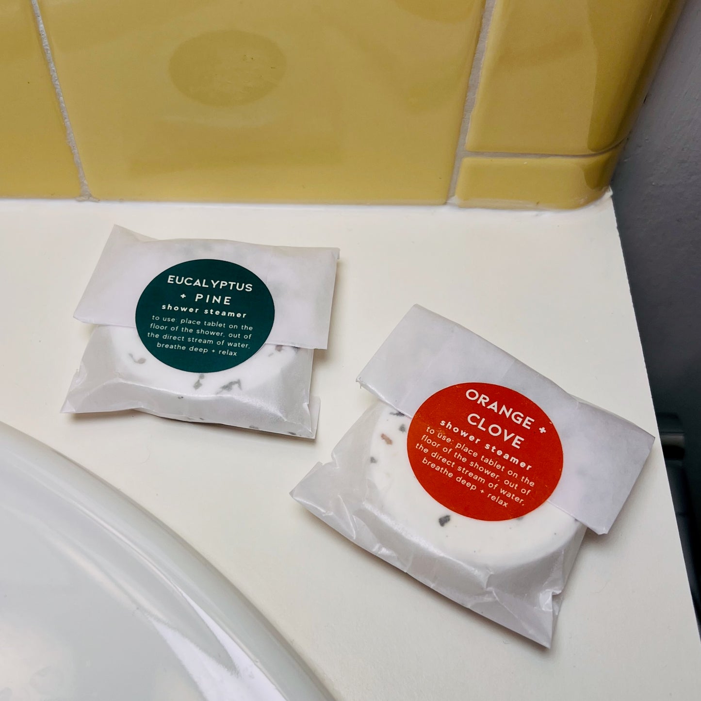 Holiday Shower Steamers - Natural Aromatherapy