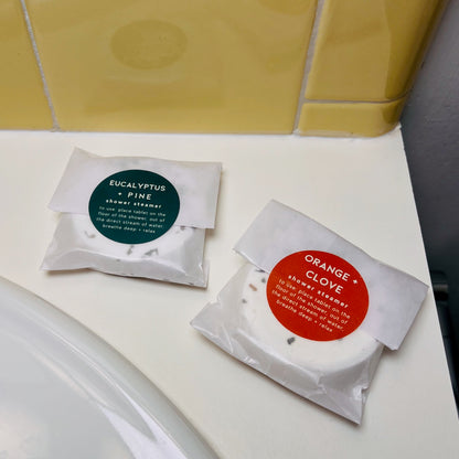 Holiday Shower Steamers - Natural Aromatherapy