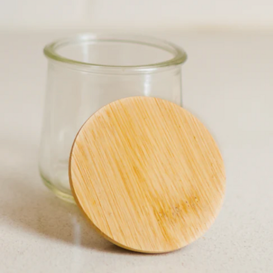 Bamboo Mason Jar Lid