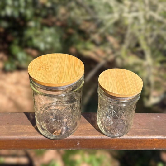 Bamboo Mason Jar Lid