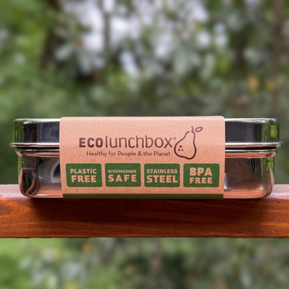 ECOlunchbox Solo Rectangle Stainless Steel Lunch Box