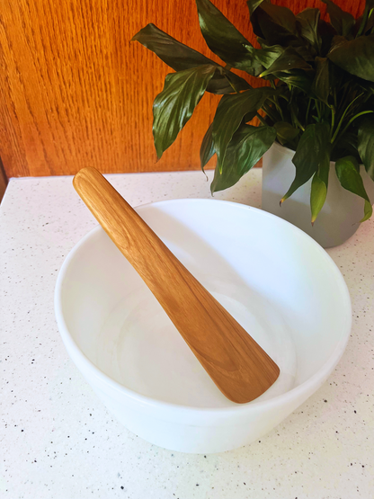Flat Teak Spatulas