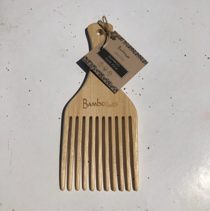 Bamboo Hair Pick