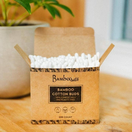 Bamboo Cotton Ear Buds - 200 Count